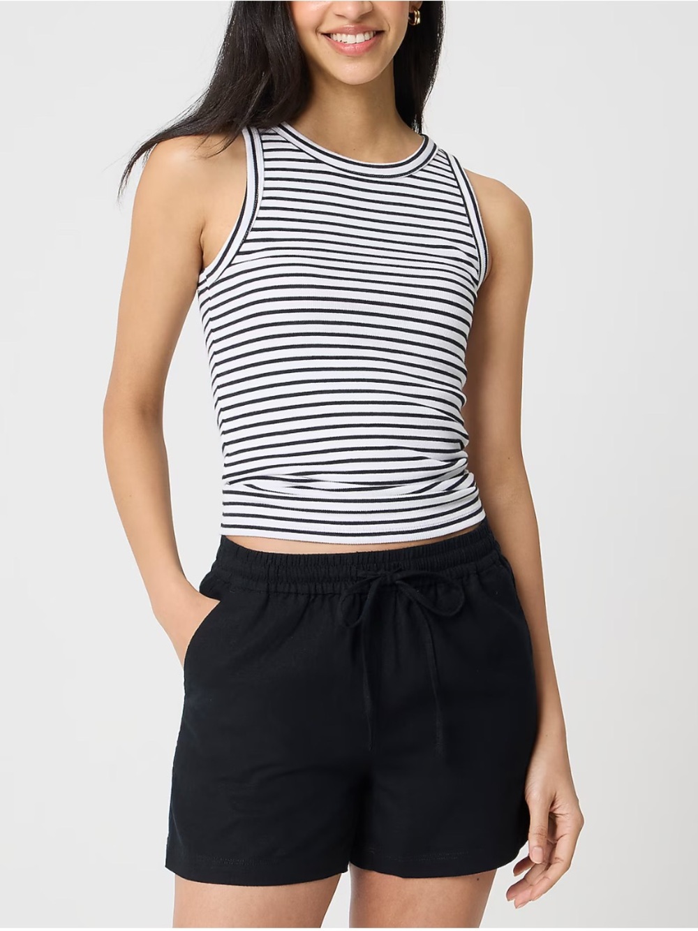 Essential Minimalist Black Lounge Shorts, Size Small